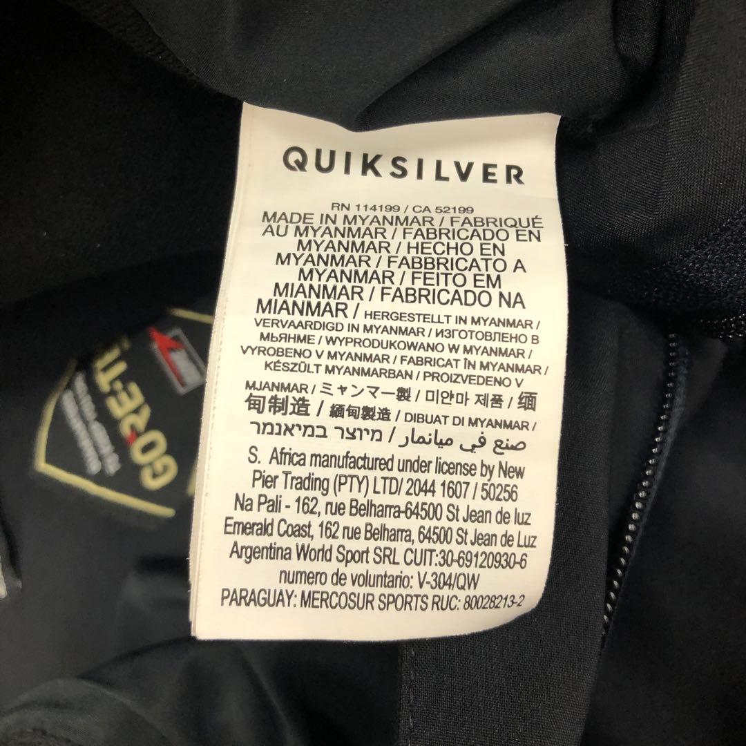 【美品】クイックシルバー　ハイライン　ゴアテックス メンズスノーボードパンツ