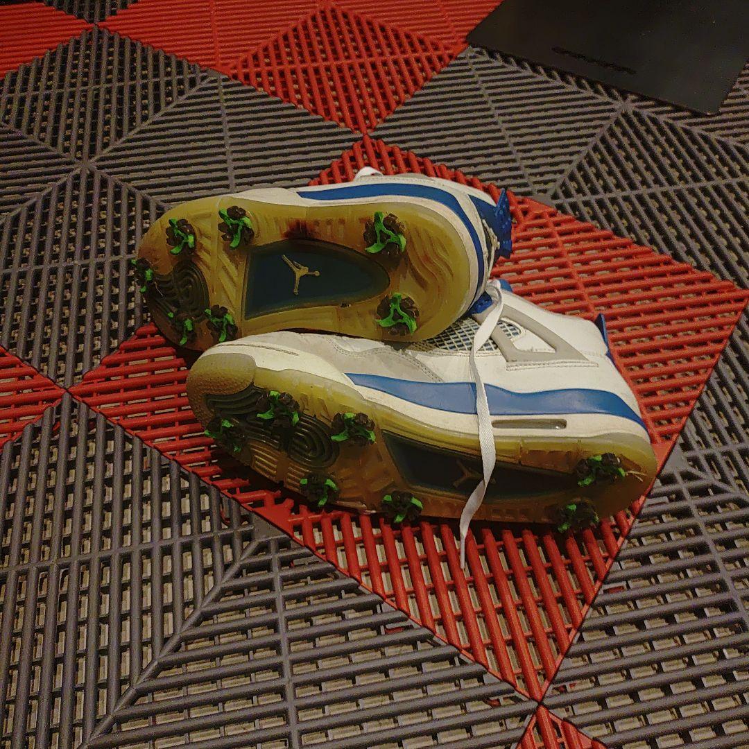 Jordan Air Jordan 4 ゴルフシューズ　ホワイト/ブルー