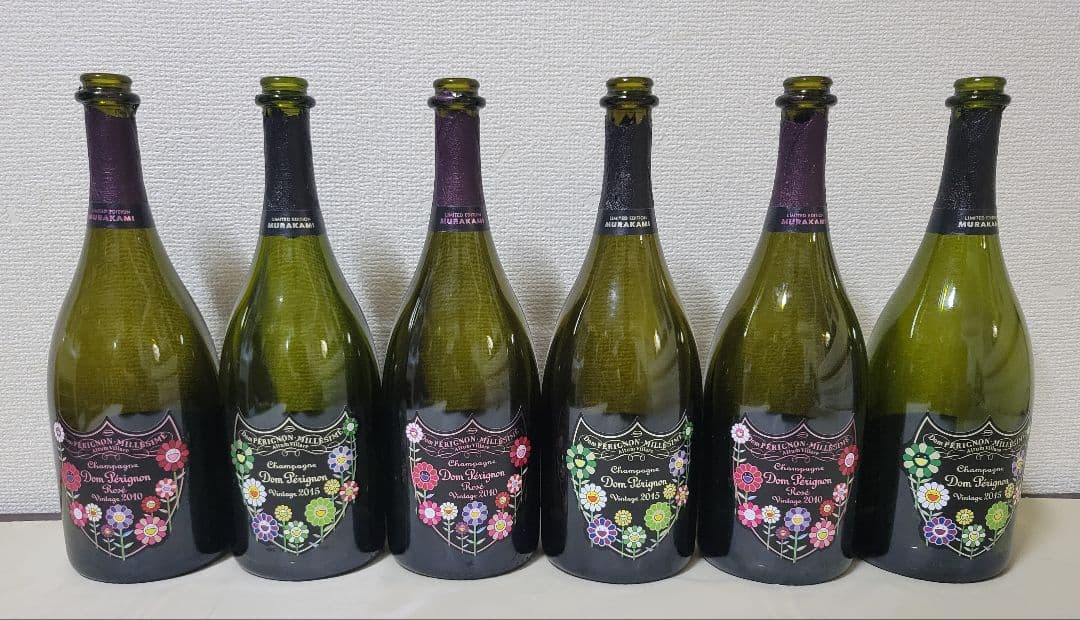 8*す様 Dom Pérignon 村上隆 2010・2015 6本セット　※空
