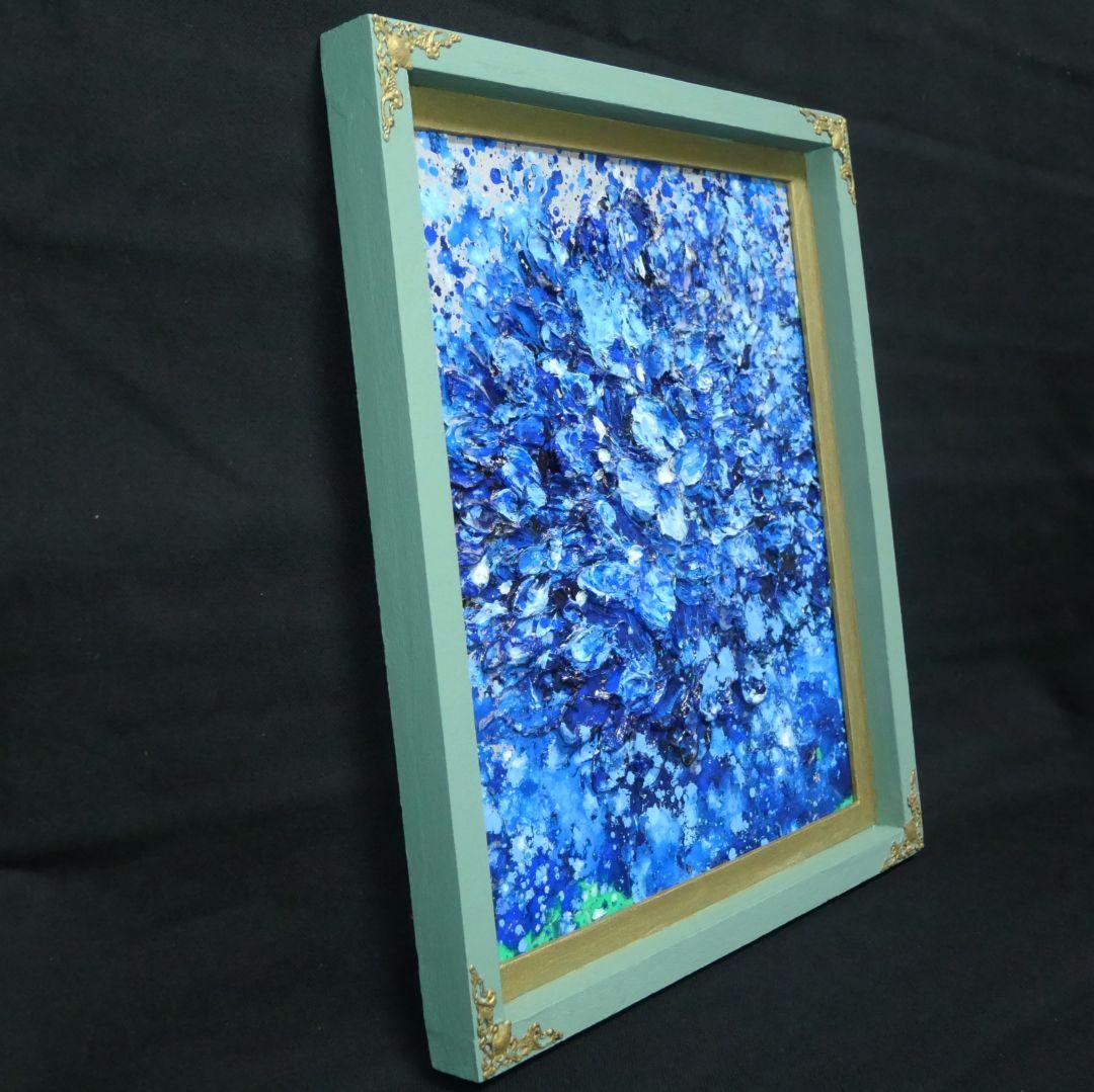 油絵 油彩 油彩画 絵 絵画【梅雨の雨】