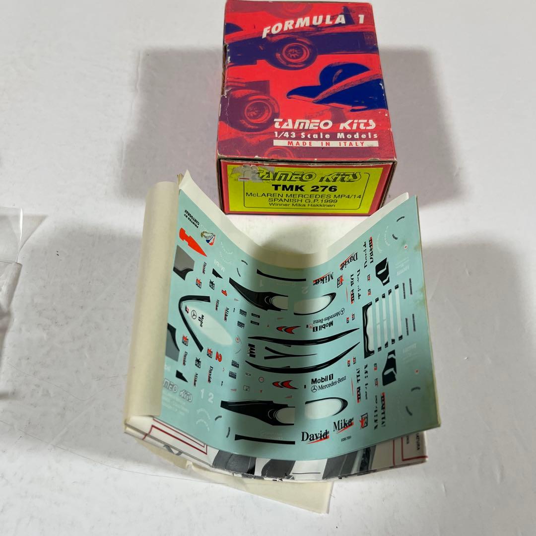 タメオ1/43キット マクラーレン　2種セット