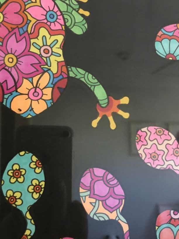 絵  フラワーアート