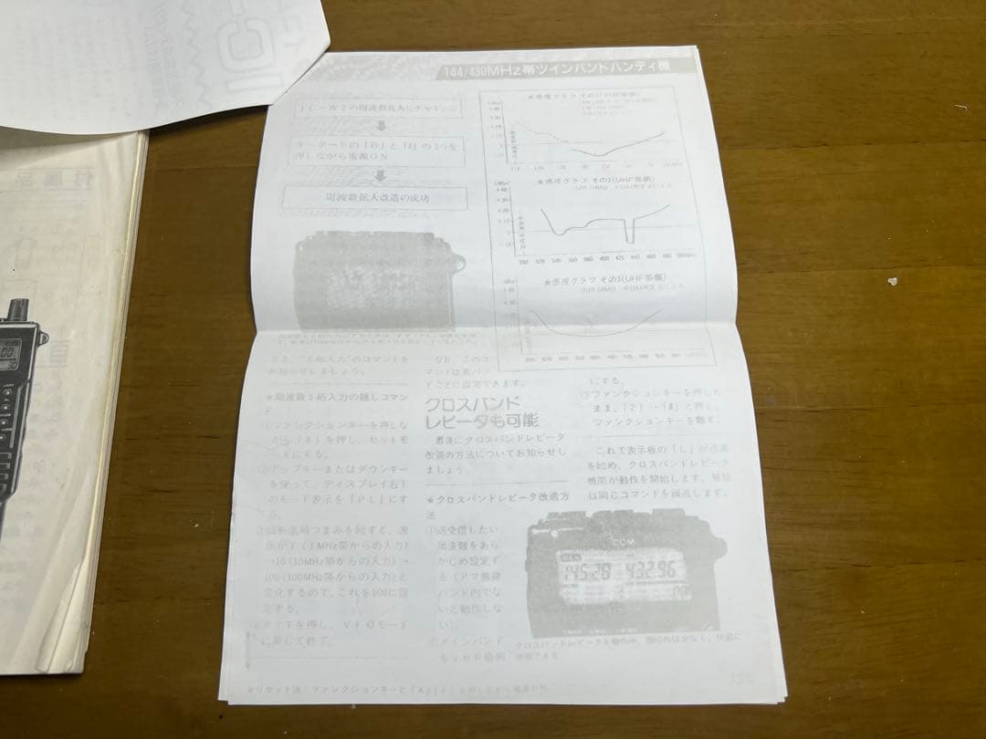 【広域受信】ICOM IC-W2デュアルバンドアマチュア無線機アンテナセット付