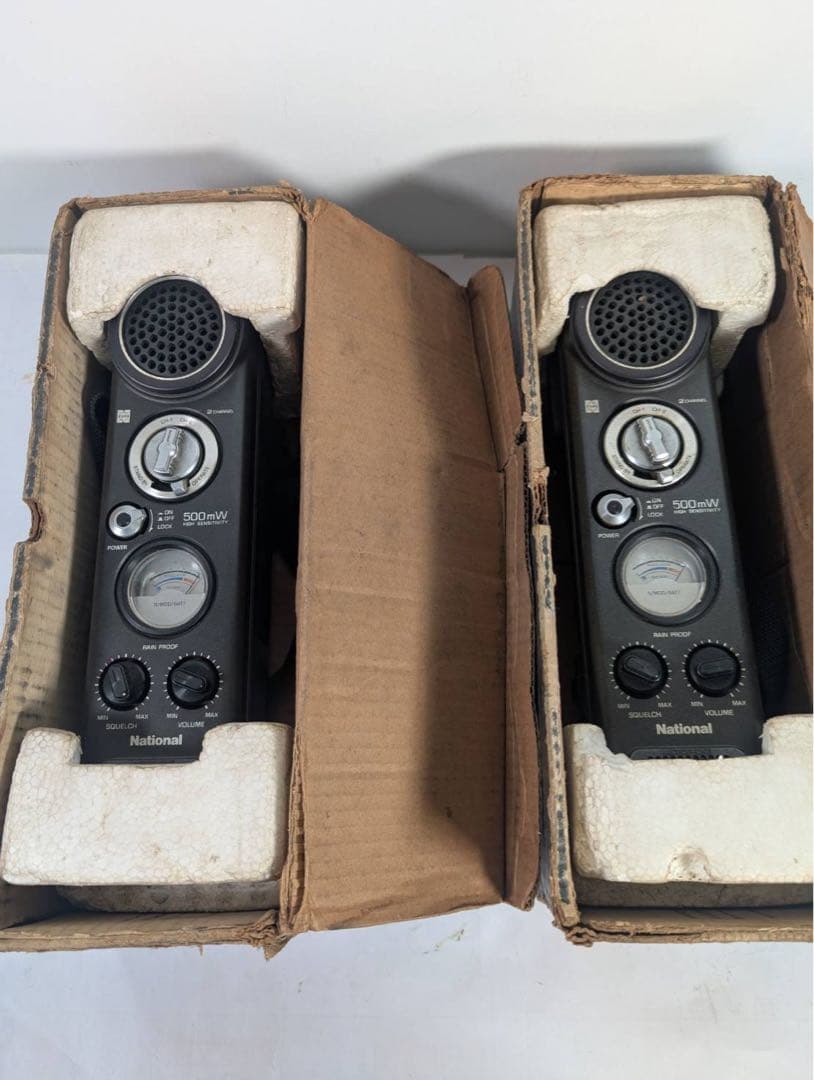 【希少】ナショナル　トランシーバー　2個セット　RJ-360 　昭和53年製