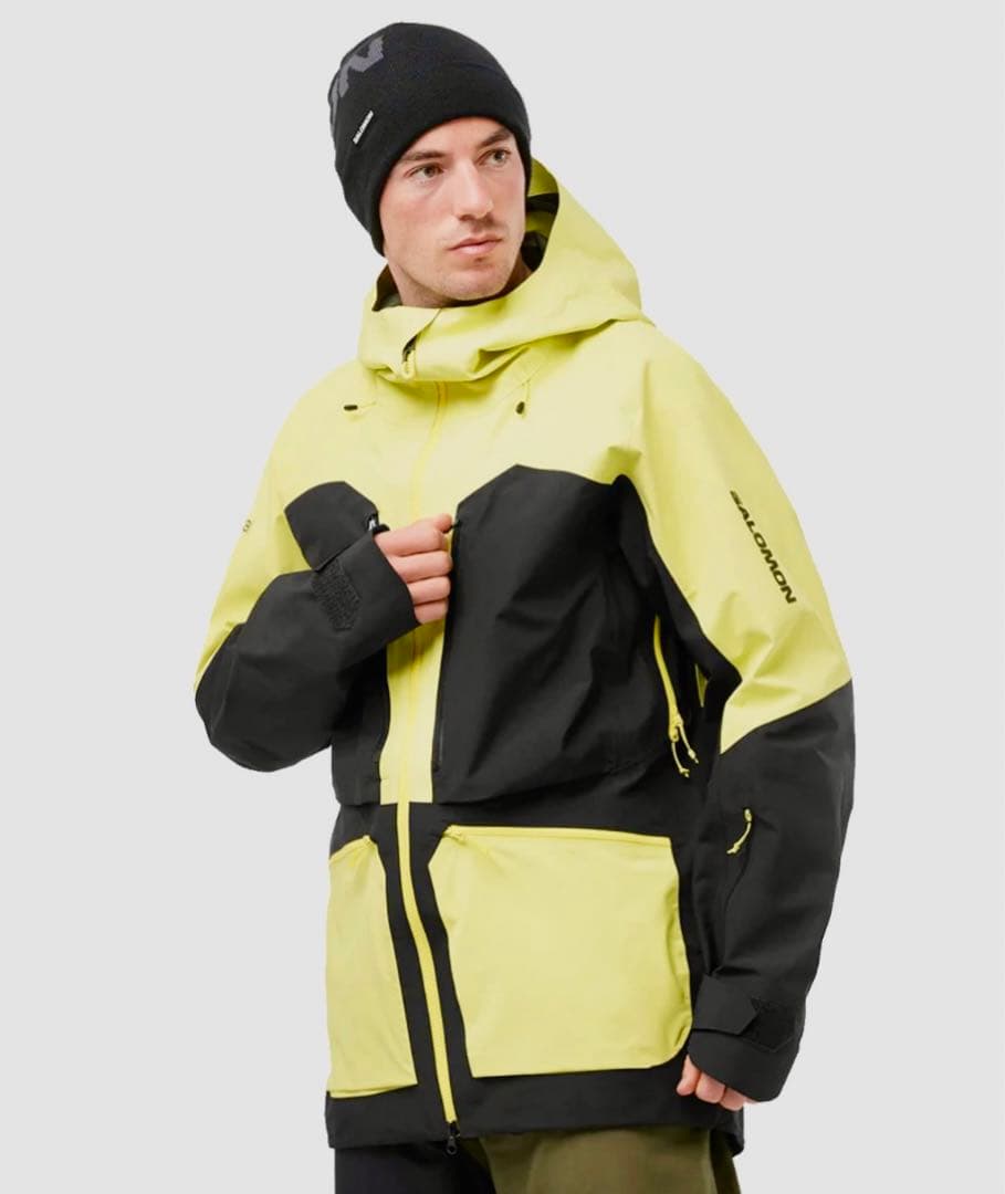 SALOMON ゴアテックス ジャケット イエロー/ブラック