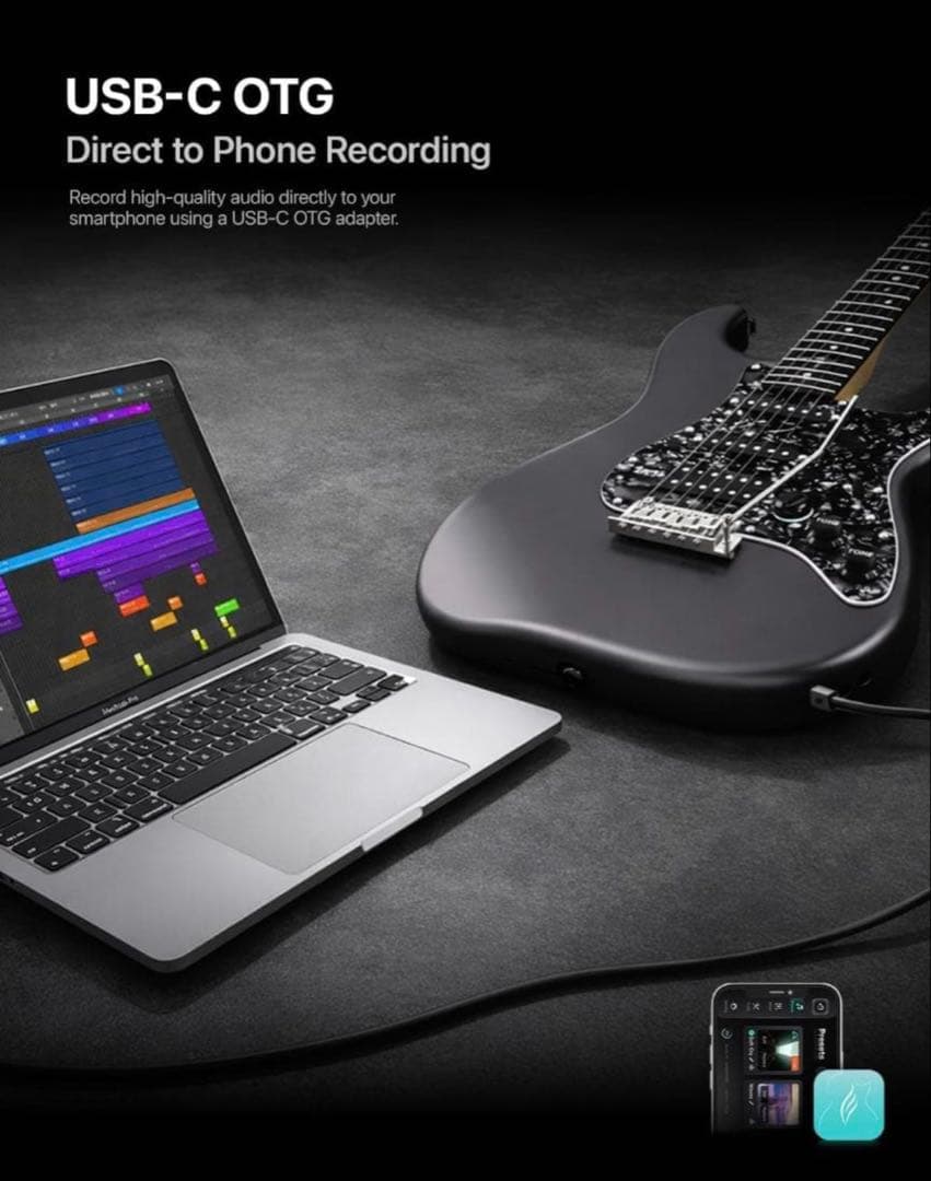 【新品】Enya XMARI スマートエレキギター 内蔵DSPエフェクターセット