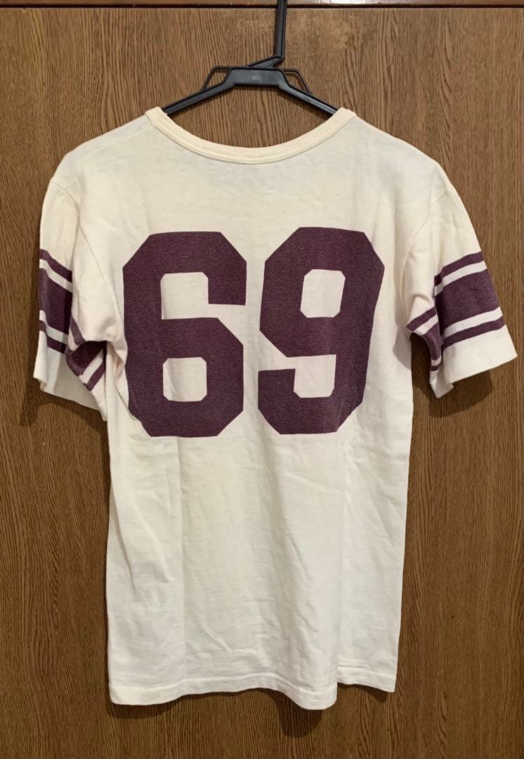 60s champion ランタグ フットボール 染み込み M