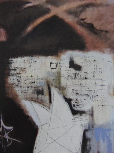 脇田和、【見えなかったハレー彗星】、希少な大判額装用画集より、美品、日本人画家