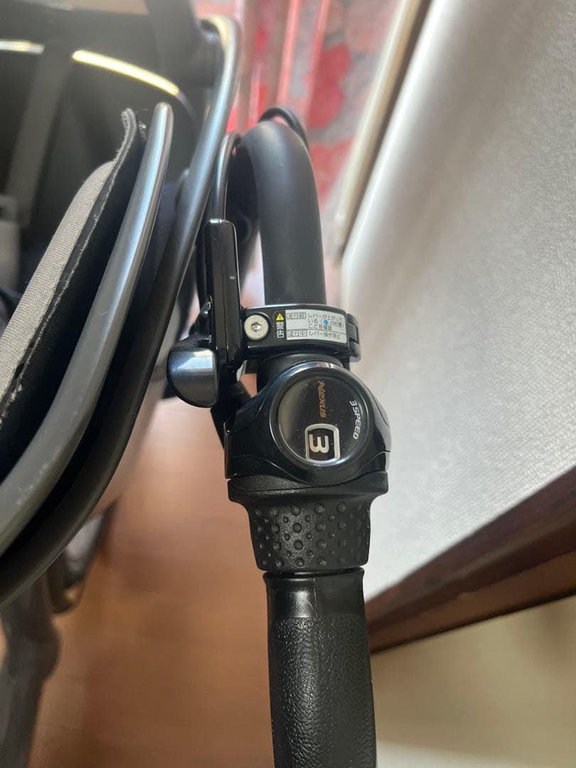 電動アシスト自転車 チャイルドシート付き グレー