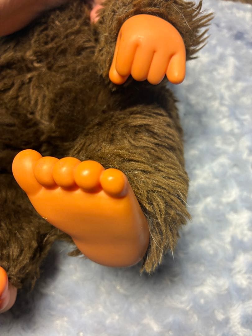 モンチッチ初代Lサイズ大セキグチ昭和レトロ　ブルーアイ