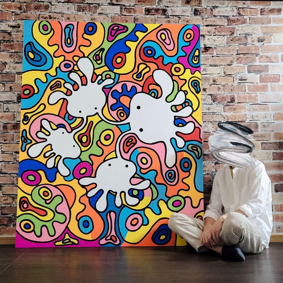 ★鈴木哲也★F100(1620×1300mm)アクリル原画★送料無料#0062