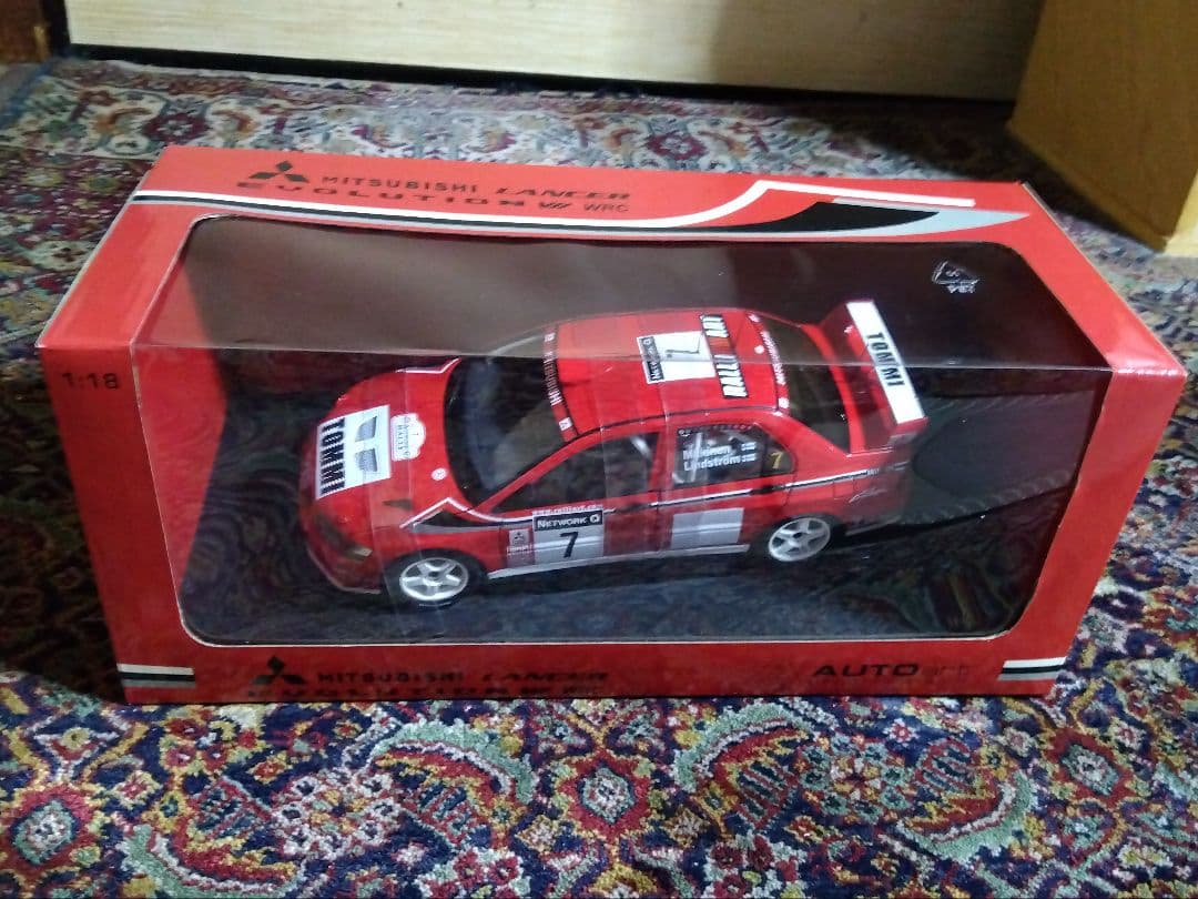 オートアートMitsubishi Lancer Evo.Ⅶ WRC 1:18