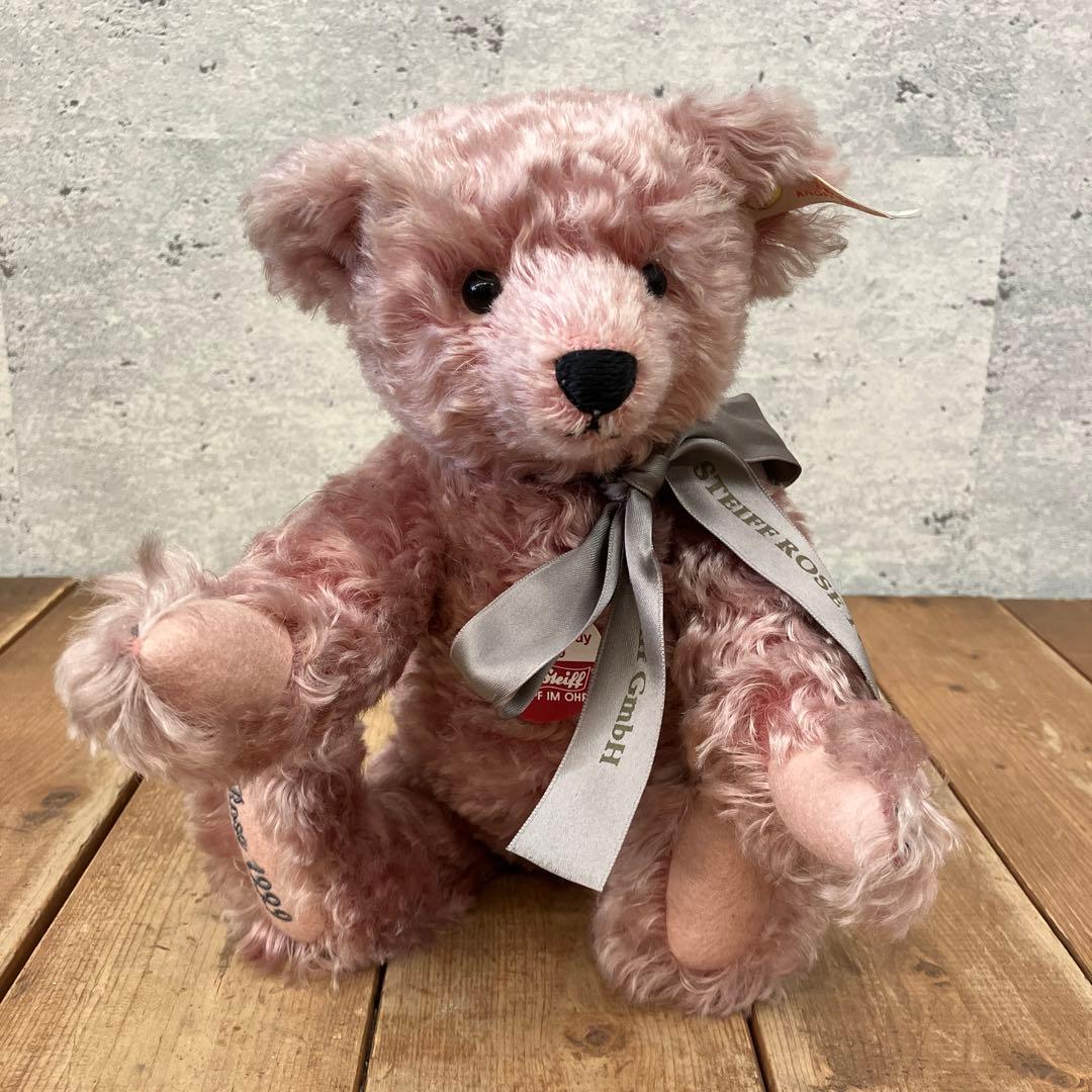 シュタイフ 年代物 1999年 ローズ テディベア 444/1500 ぬいぐるみ