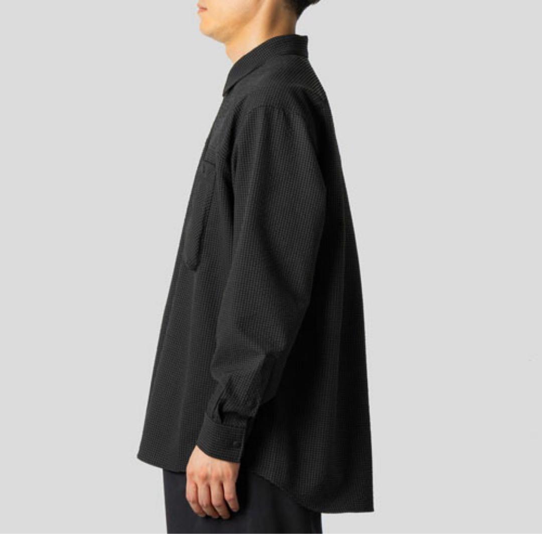 【Narifuriナリフリ】シアサッカーギンガムシャツ NF4054 Mサイズ