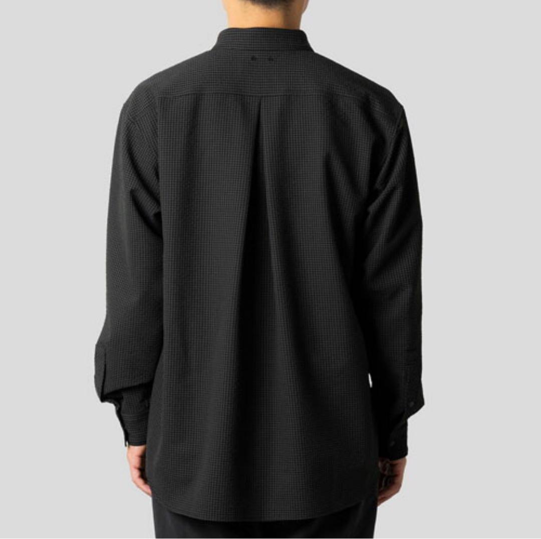 【Narifuriナリフリ】シアサッカーギンガムシャツ NF4054 Mサイズ