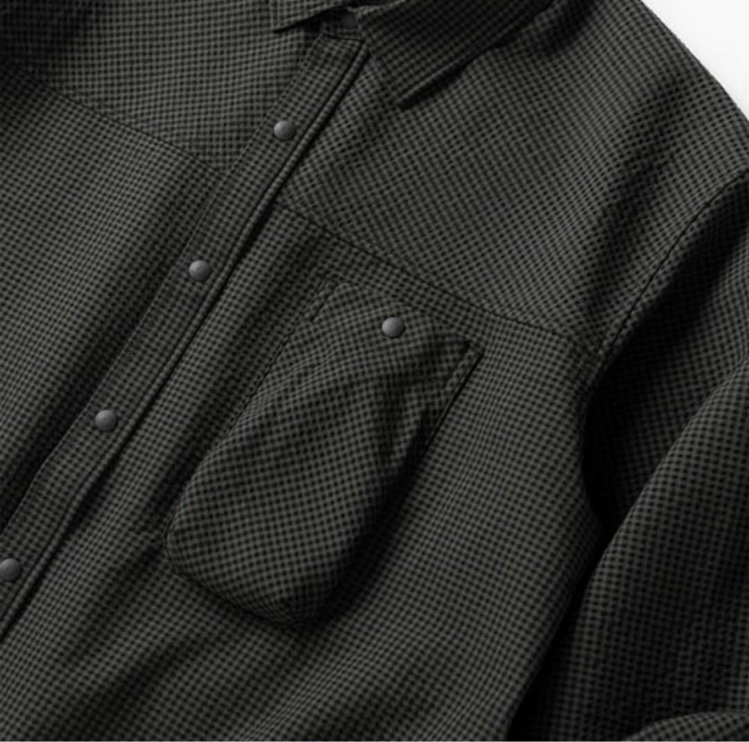 【Narifuriナリフリ】シアサッカーギンガムシャツ NF4054 Mサイズ