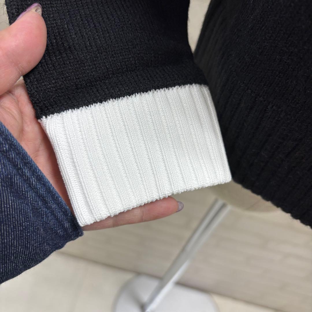 ★美品★ new balance golf ゴルフウェア ブラック セーター