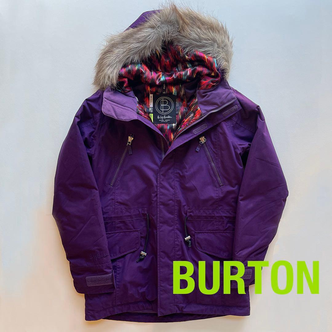 BURTON スノーボードウェア　レディースS フェイクファー付きフード【美品】