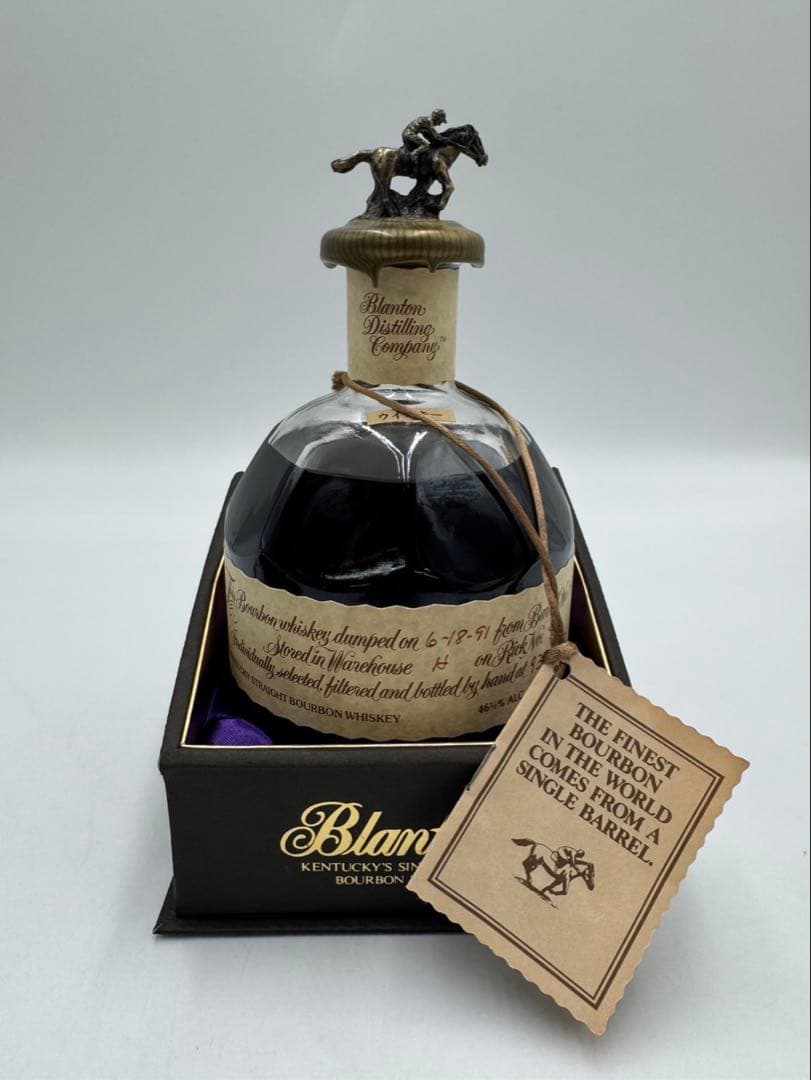 【未開封】ブラントン　Blanton バーボンウイスキー 1991年製