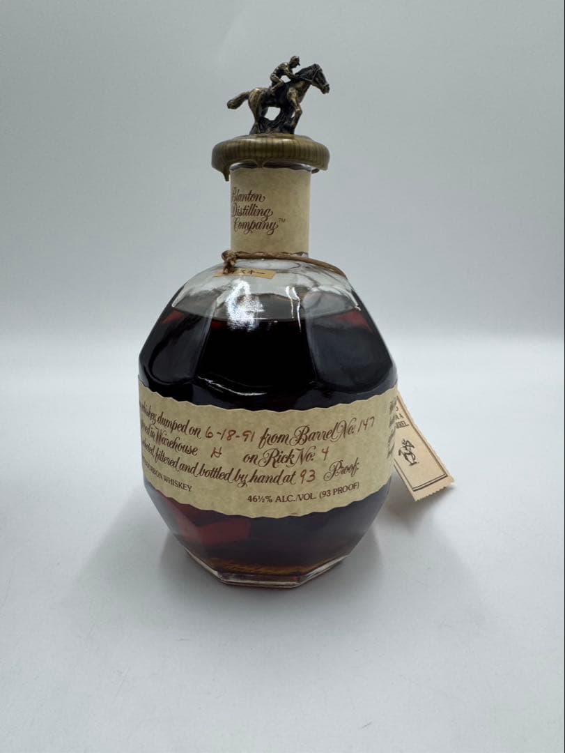 【未開封】ブラントン　Blanton バーボンウイスキー 1991年製