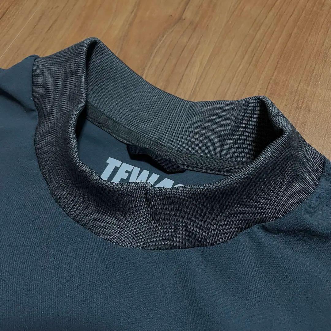 2025新作　TFW49 モックネック　Tシャツ　チャコール　XL ゴルフ