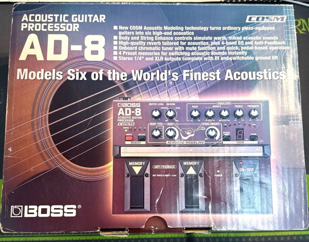 【名器】BOSS AD-8 アコースティックギター プロセッサー