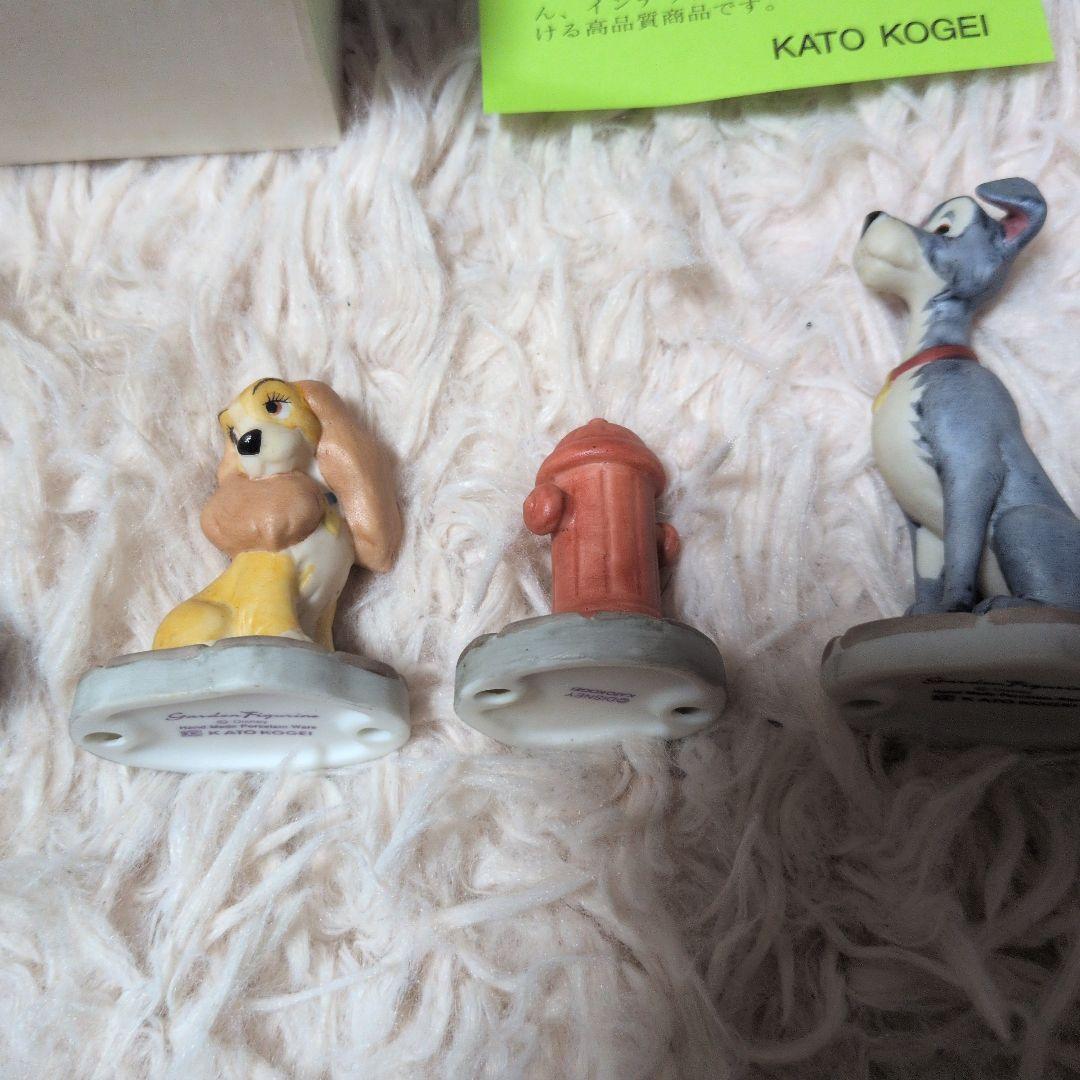 加藤工芸　ガーデンフィギュア　わんわん物語　ディズニー