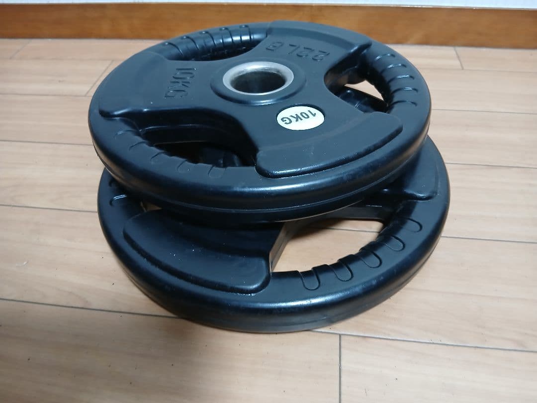 バーベル　オリンピック プレート EVOLGEAR 10kg x 2枚