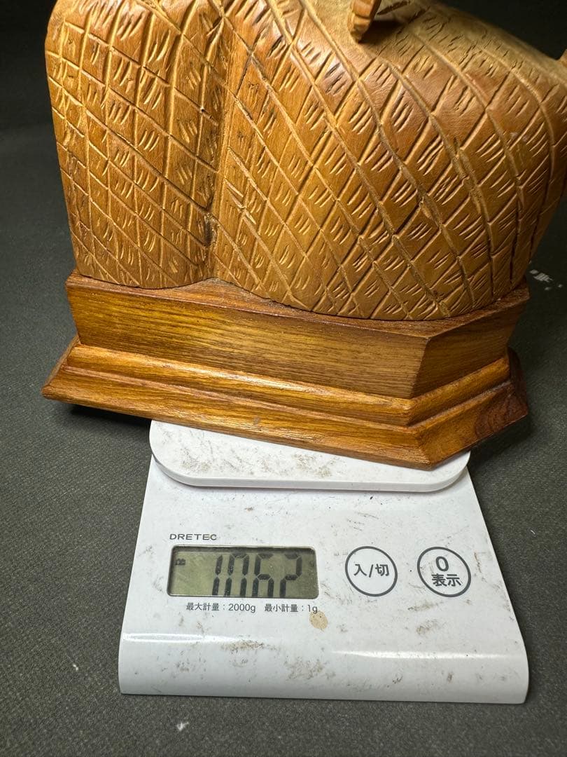 2点　インド　白檀　木彫り　仏教美術　仏像 骨董 木像　木製　仏教