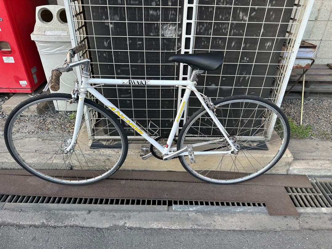 ANCHOR ロードバイクフレーム ホワイト