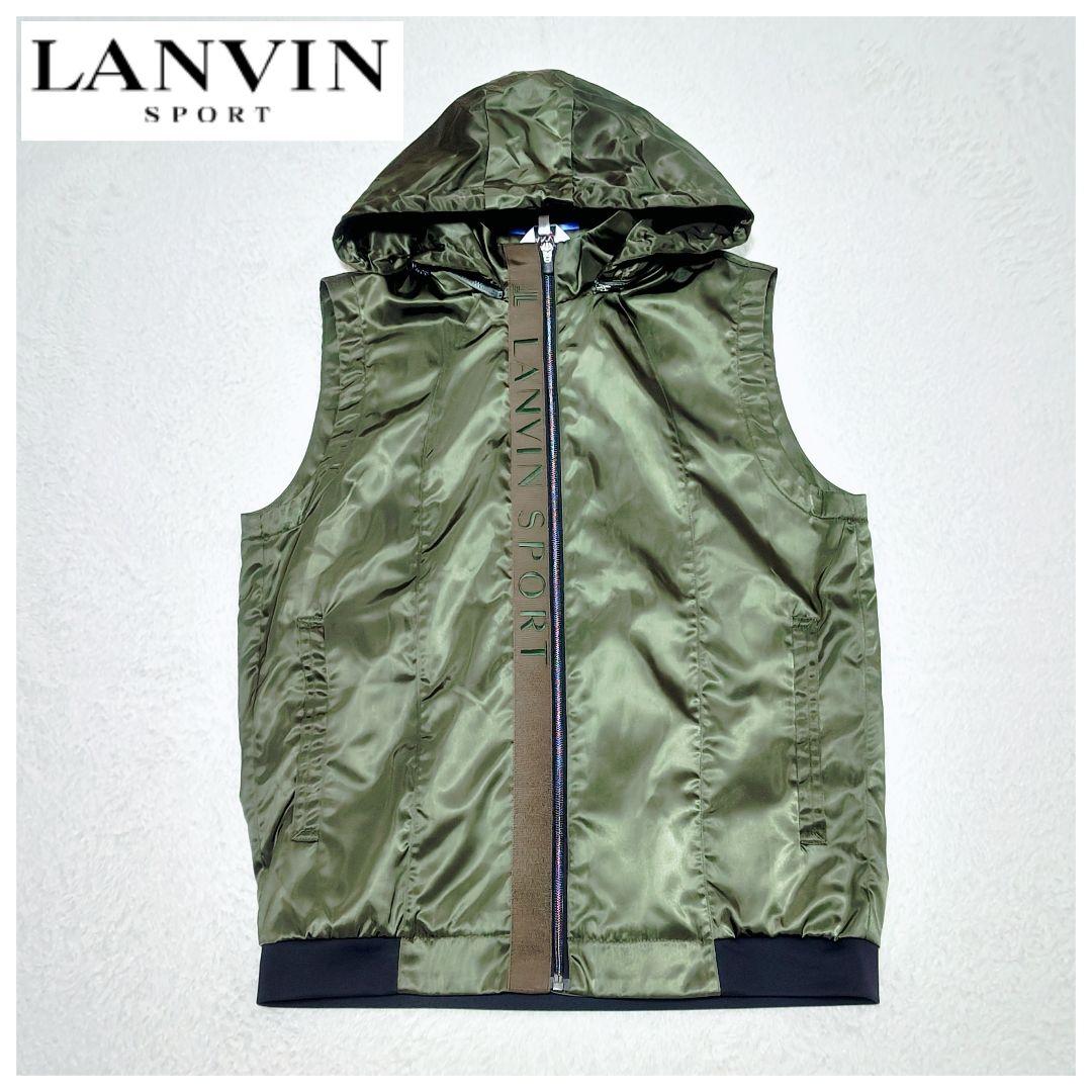 LANVIN SPORT ランバン スポール ナイロンツイルアウターベスト 38