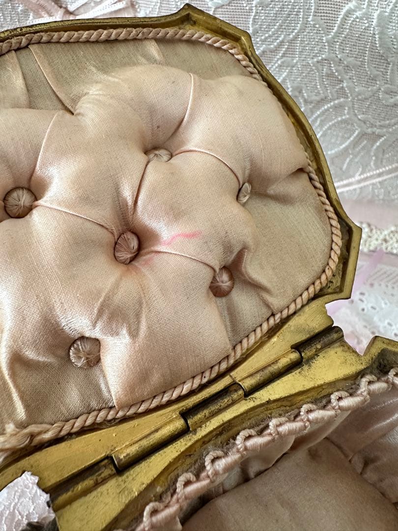 アンティーク　ブロンズジュエリーBOX