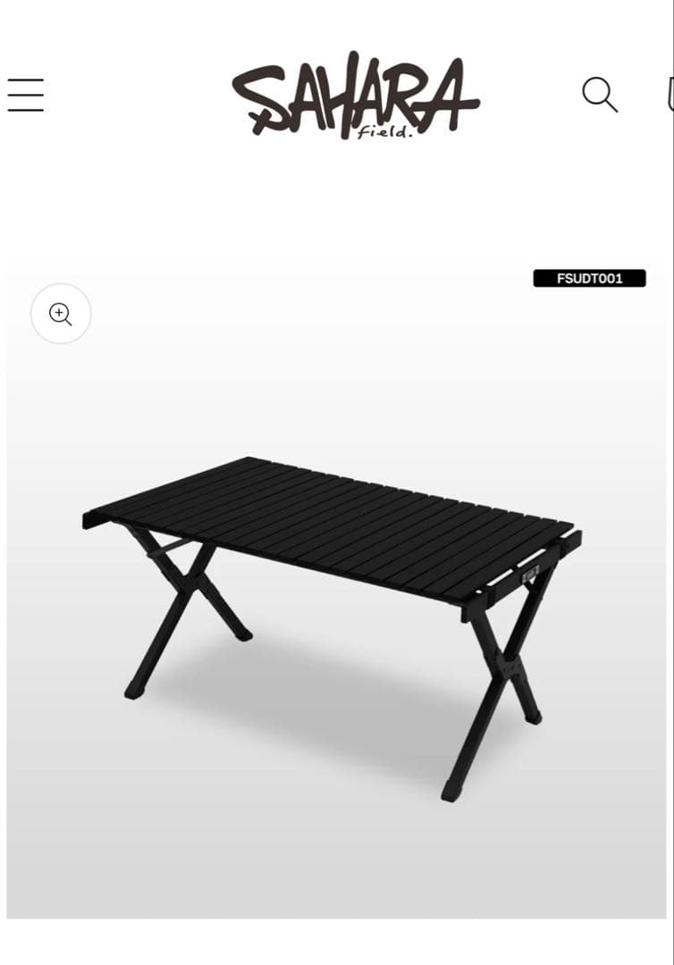 Field SAHARA ウッド　ロールテーブル BLACK フィールドサハラ