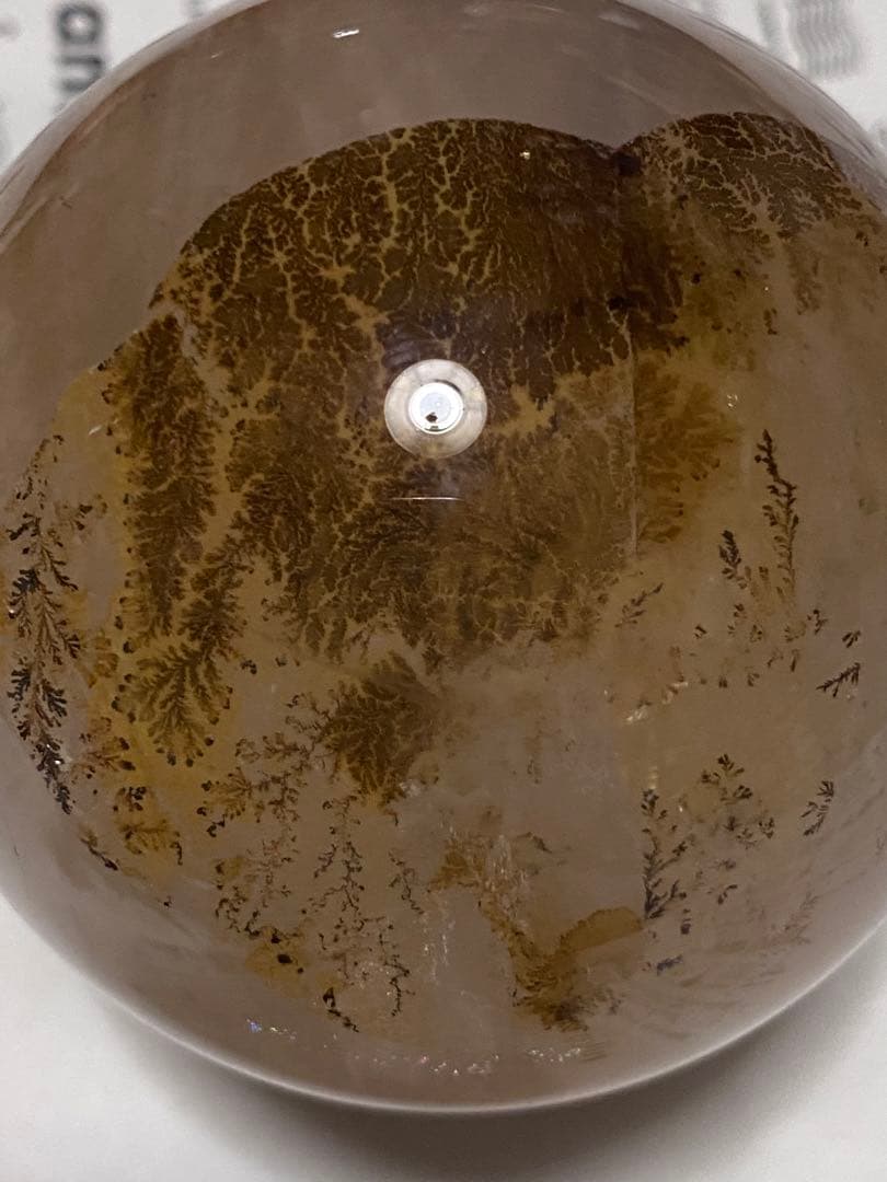 高品質　デンドリティッククォーツ　ローズクォーツ　スフィア　丸玉　天然石