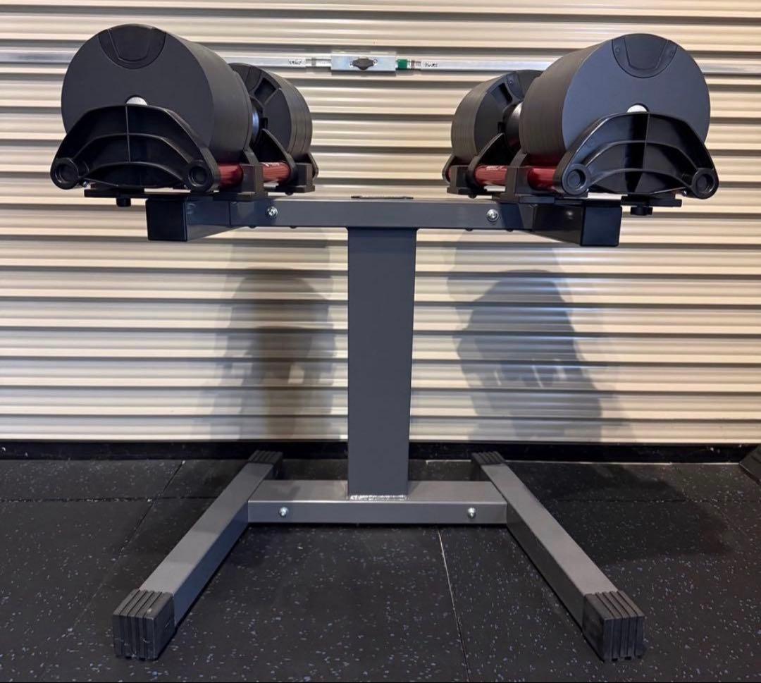 匿名 送料無料 NUO FLEXBELL 可変式ダンベル スタンド付 32kg