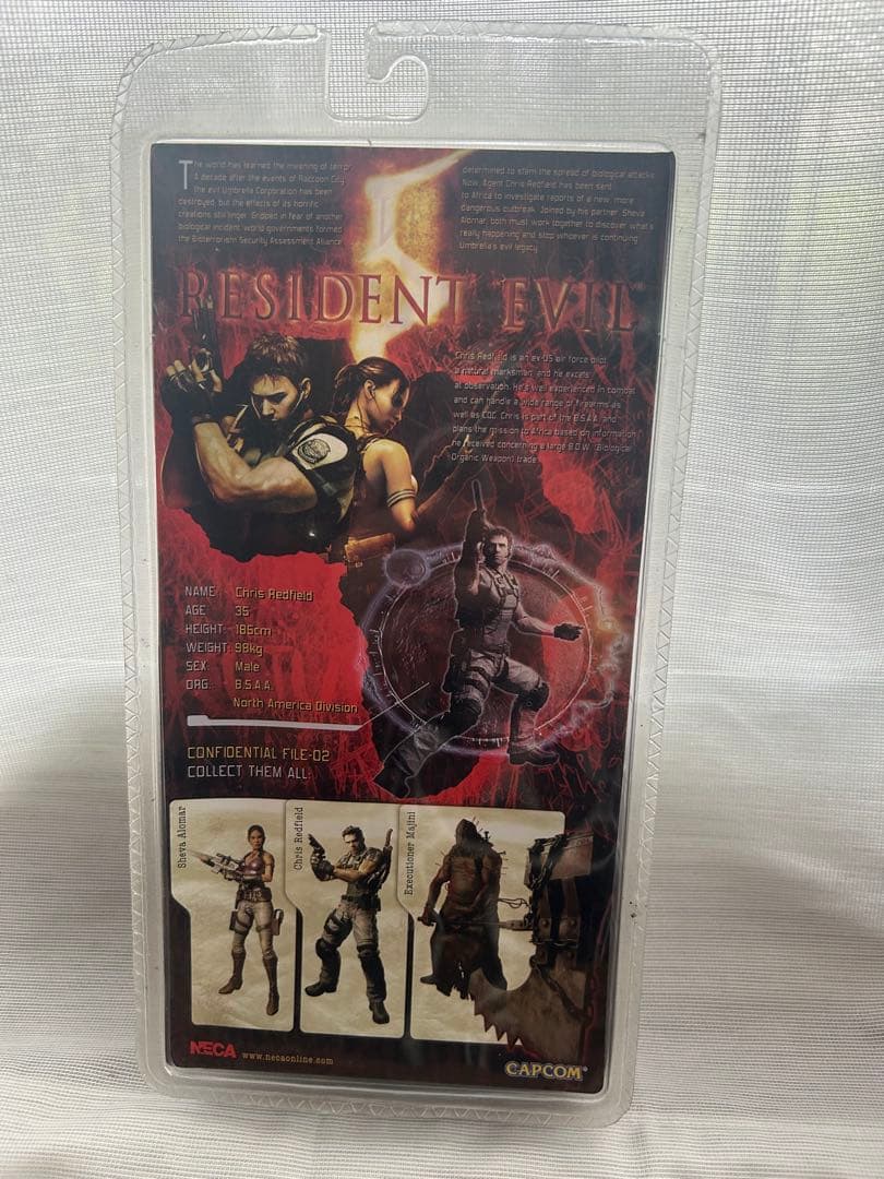 バイオハザード クリス　レッドフィールド　カプコン　25周年　新品　NECA