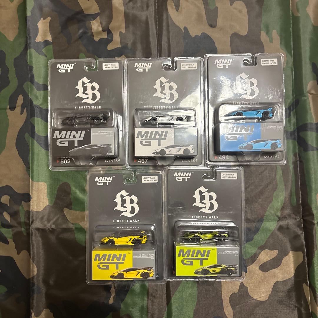 MiNiGT ランボルギーニアヴェンタドール GTEVO 5台セット