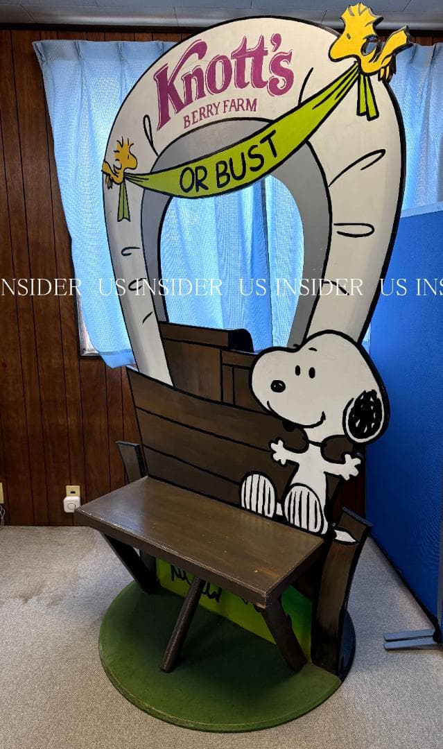 カルフォルニア　ナッツベリーファーム　非売品　撮影スポット　スヌーピー