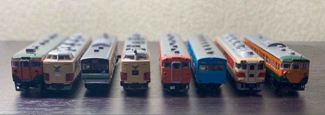 Nゲージ 鉄道模型 8両セット ケースあり