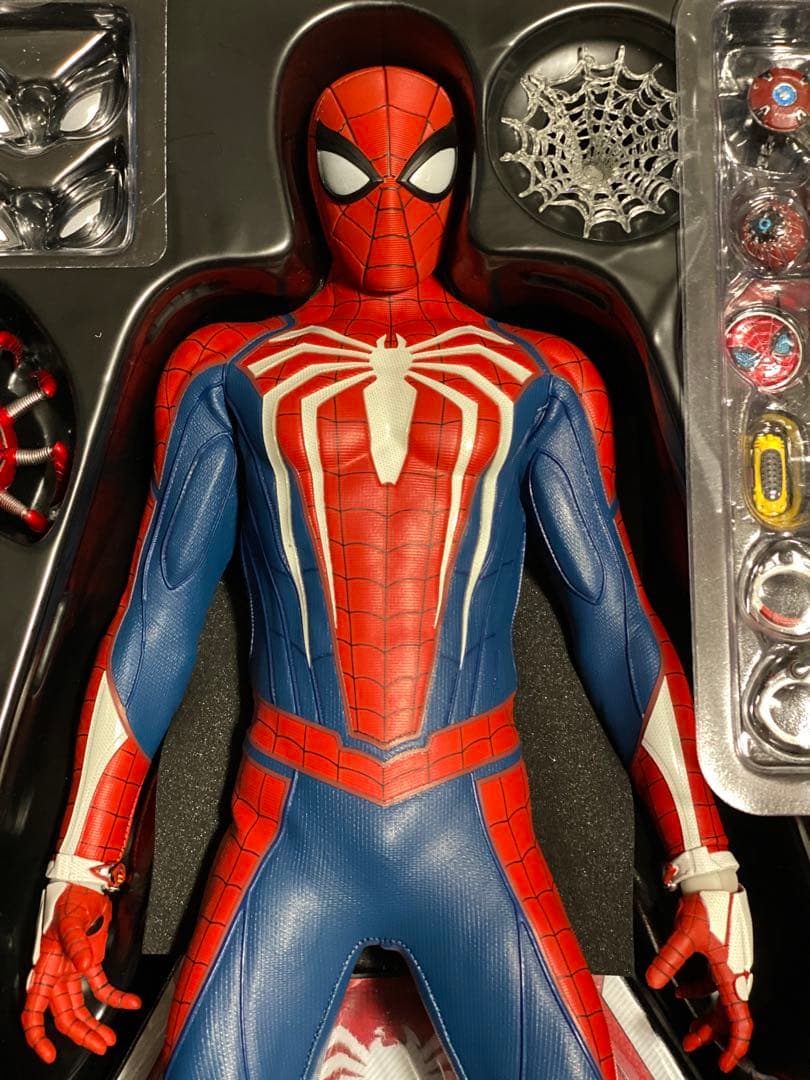 ホットトイズ スパイダーマン アドバンスドスーツ マイルスモラレス セット