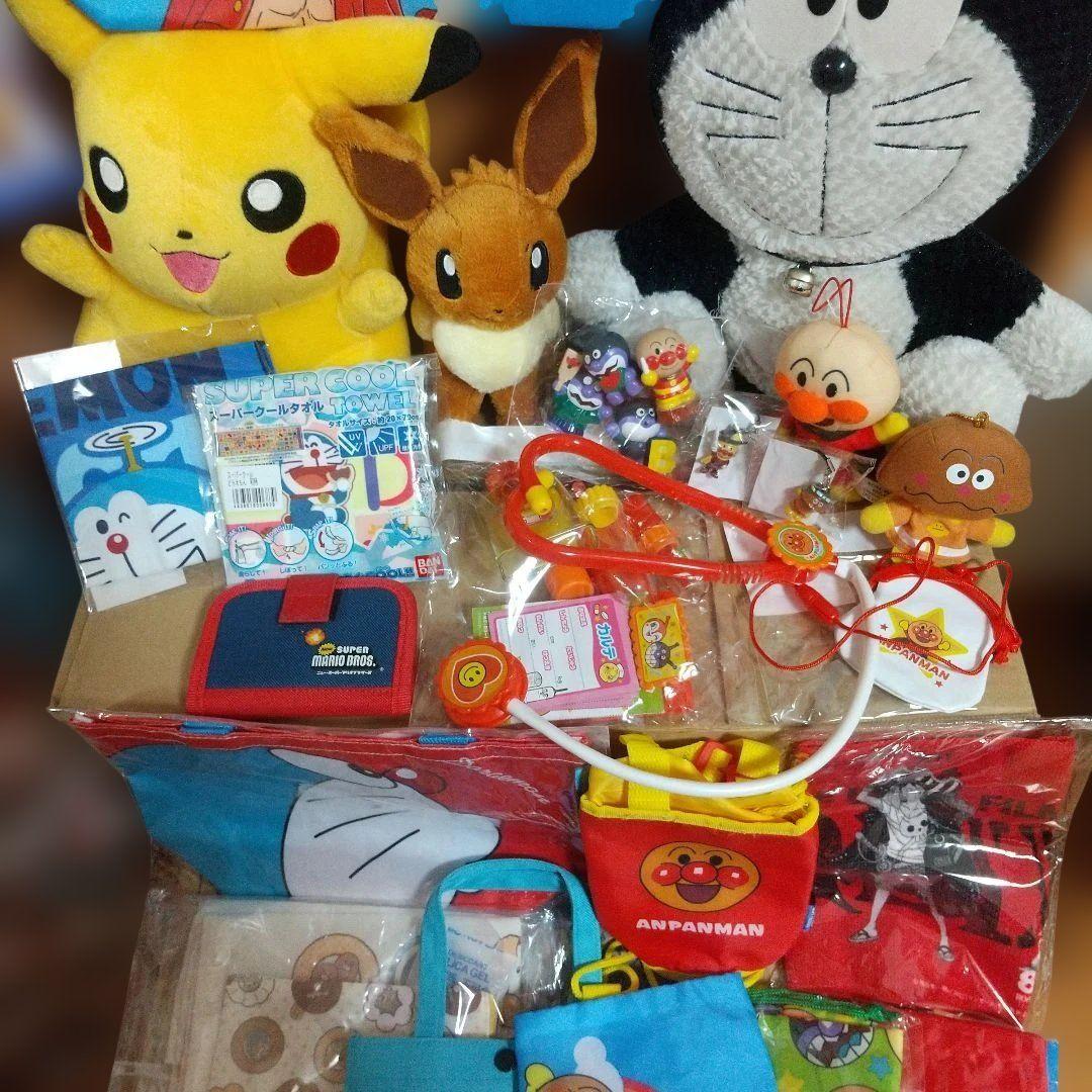 ピカチュウ アンパンマン ドラえもん ワンピース 仮面ライダー まとめ売り52点