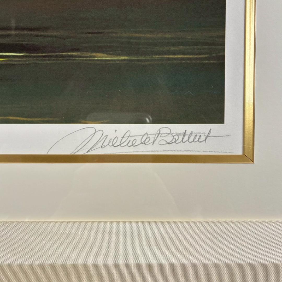 美品 ミッシェル・バテュ「私の摩天楼」シルクスクリーン 大作 直筆サイン入り