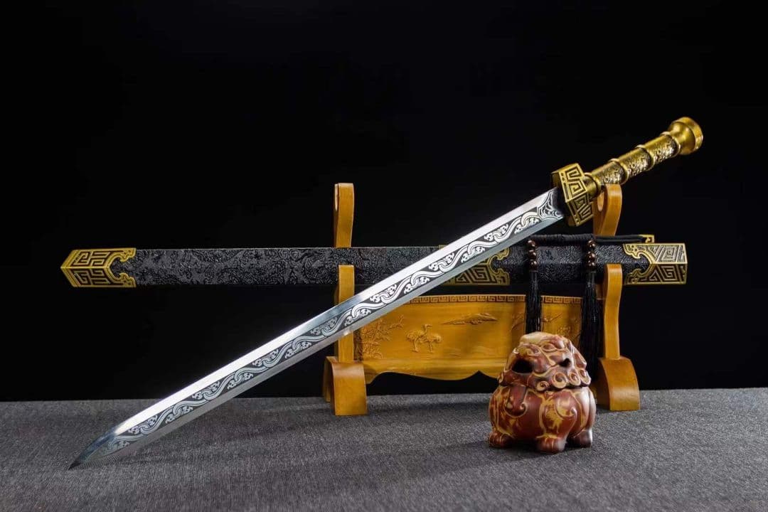 秦雲漢剣-高性能マンガン鋼 古兵器 武具　刀装具　日本刀　模造刀 居合刀