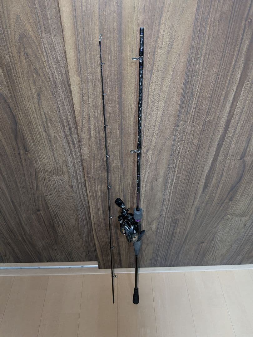 タチウオ　タチウオジギング　ロッド　リール　左巻き　本体　セット