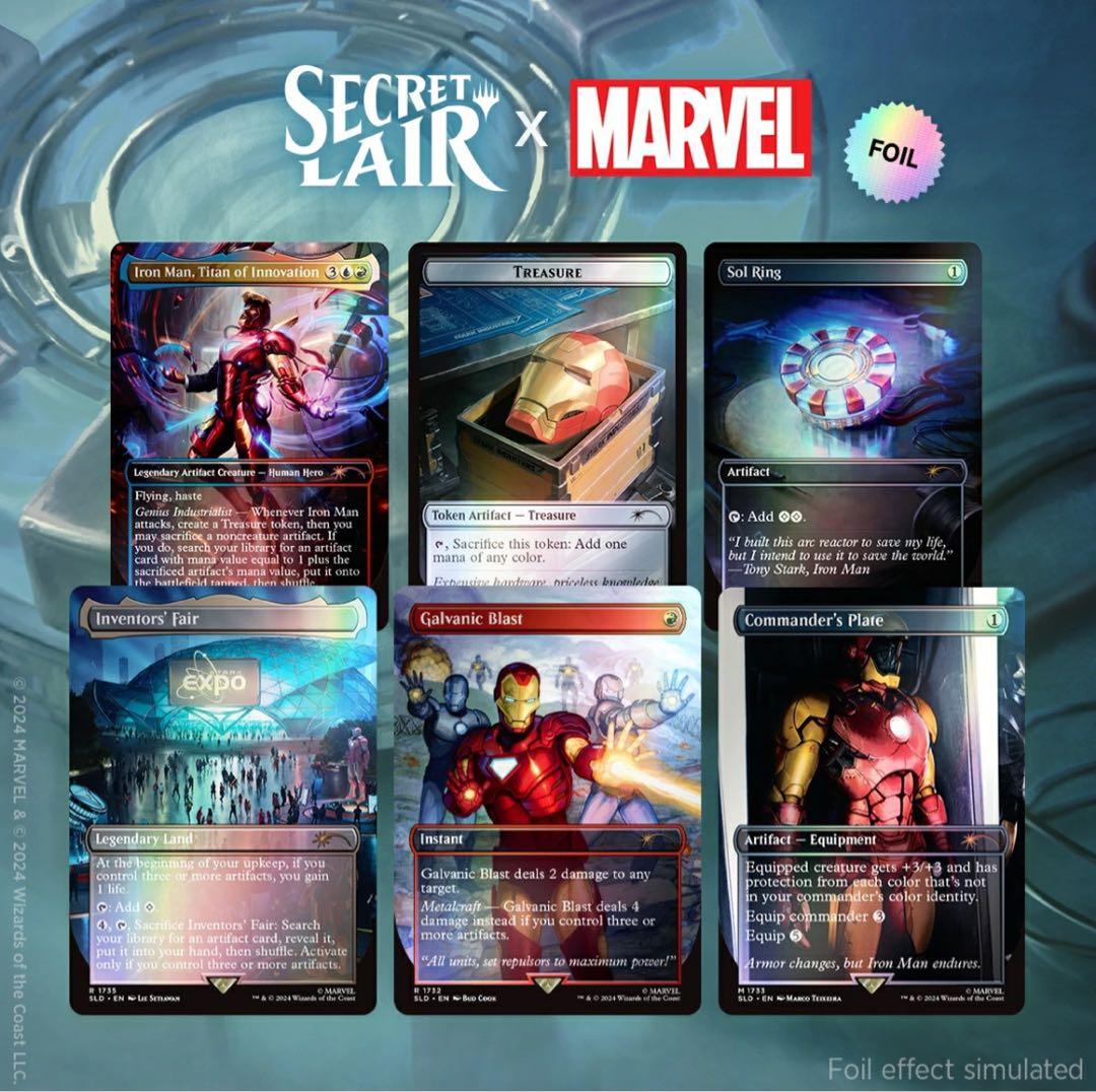 MTG Secret Lair Marvel Iron Man Foil版 ③