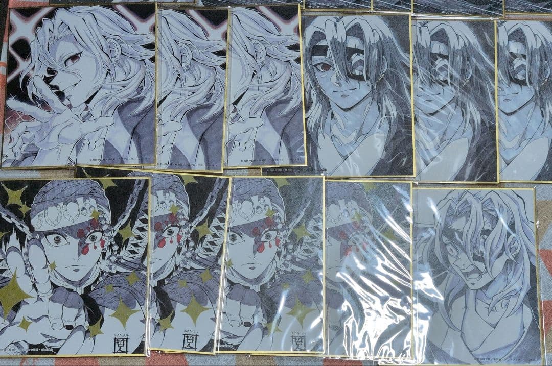 【バラ売り可能】鬼滅の刃 柱稽古編 ミニ色紙 24枚