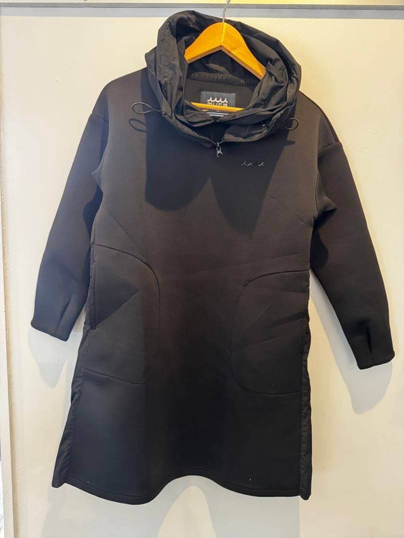 ムータマリンゴルフ ボンディング プリーツ切替ワンピース ブラック