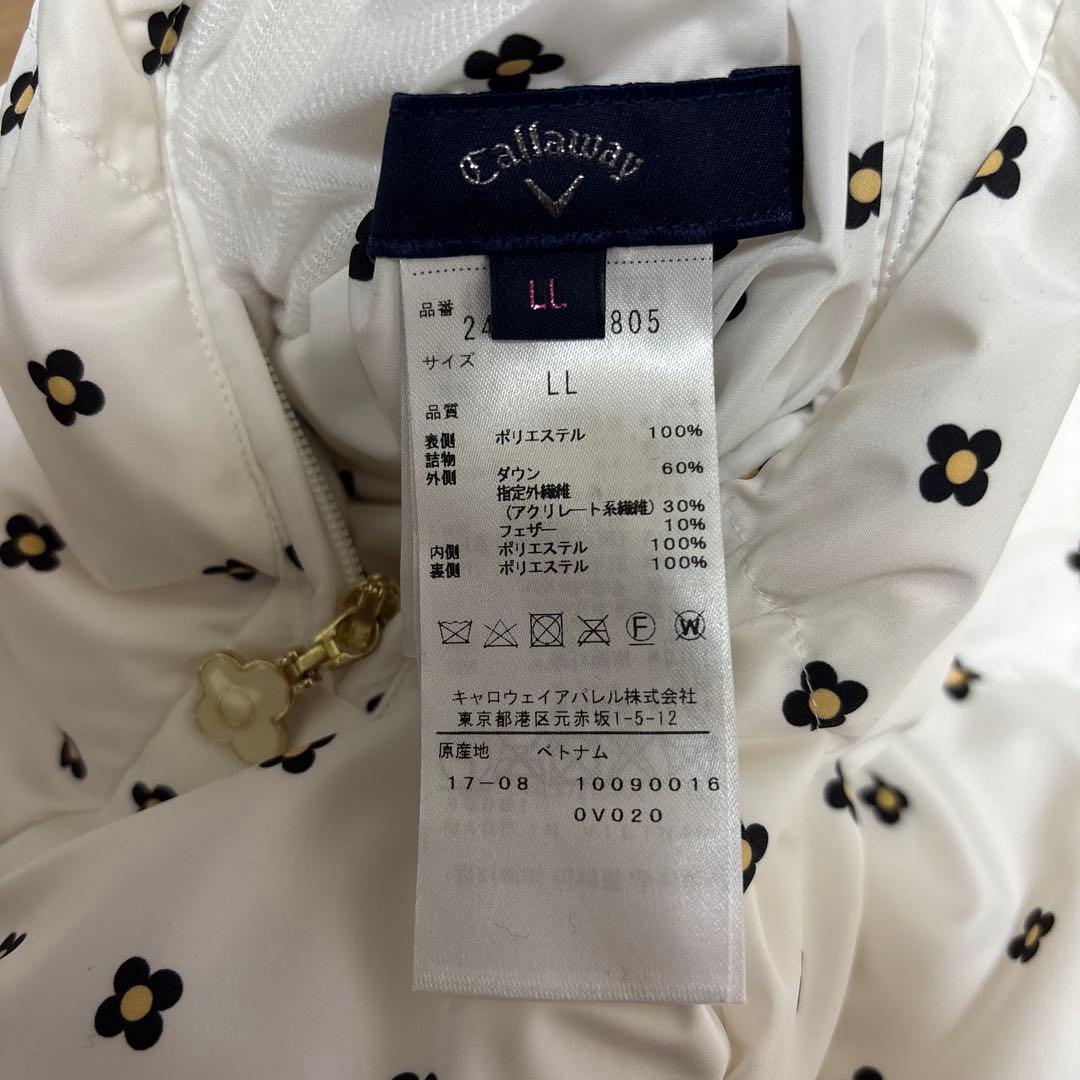 キャロウェイゴルフ　XL リバーシブル ダウンジャケット