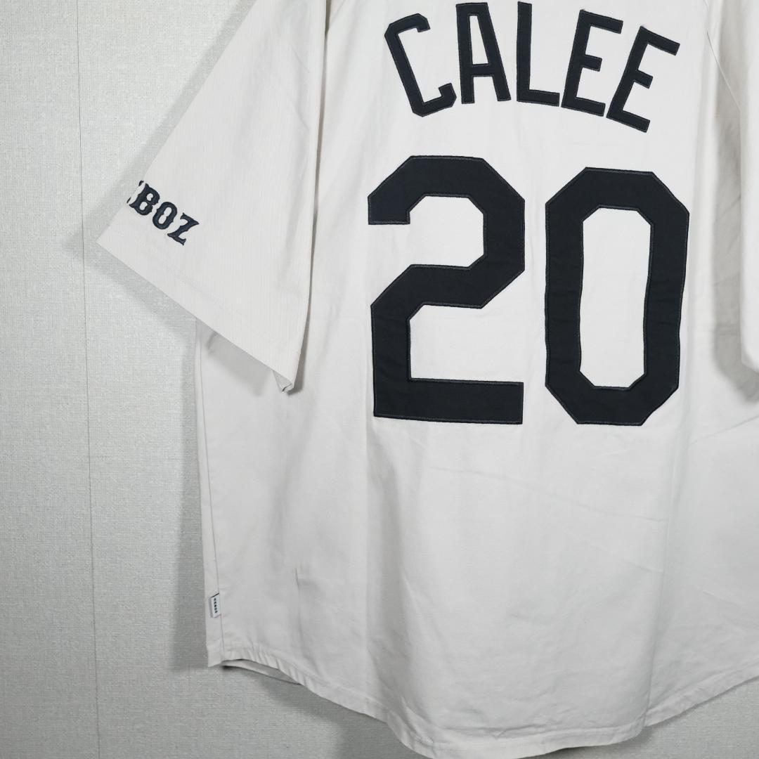 CALEE KEBOZ ケボズ  BASEBALL SHIRT L WHITE