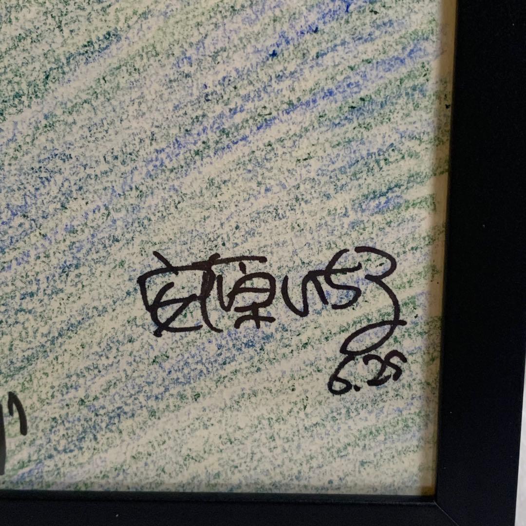 【直筆イラスト・直筆サイン】安原いちる　サイン入り　直筆原画